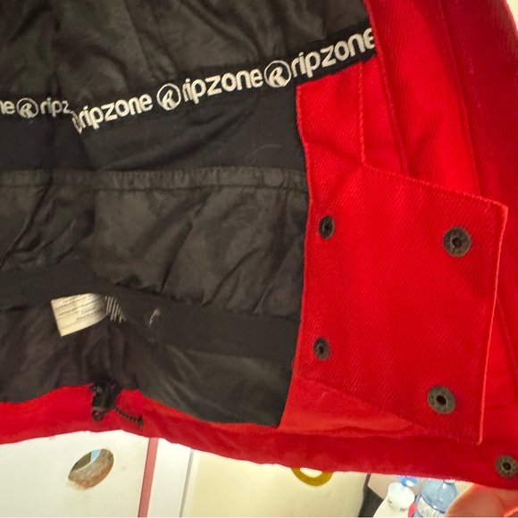 Red RipZone hooded winter coat - Picture 11 of 12